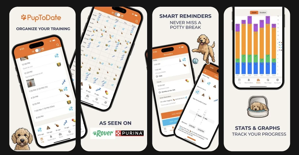 Застосунок Pup to Date на іOS Застосунок Pup to Date на іOS