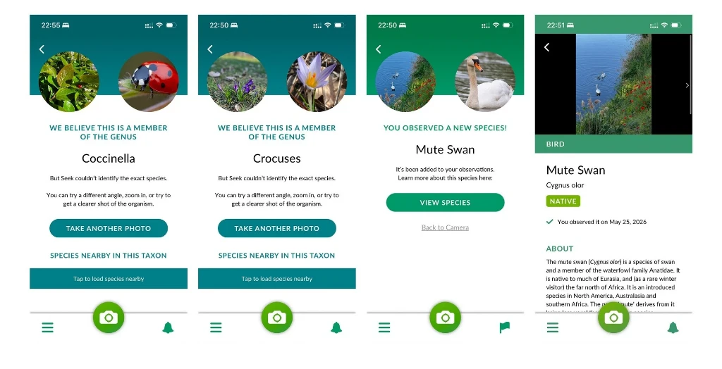 Застосунок Seek by iNaturalist Застосунок Seek by iNaturalist