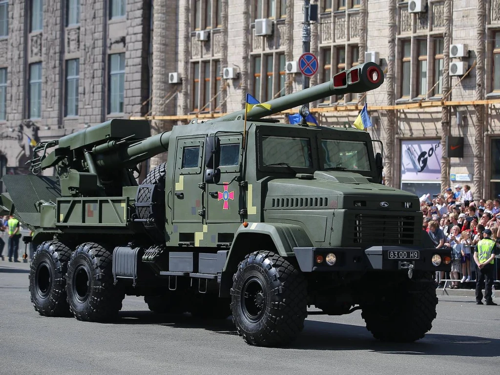 Перша версія Богдани на параді до Дня Незалежності