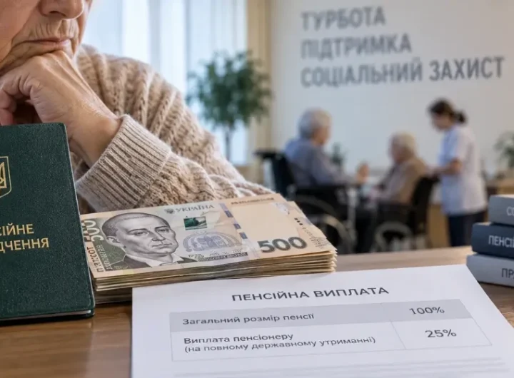 Кому в Україні можуть виплачувати лише 25% пенсії